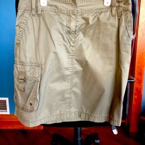 Jcrew brand women’s khaki utility skirt